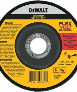 DeWALT DWAFV84514 Type 27 Grinding Wheel 7/8 in Arbor Ceramic 4-1/2 in Dia