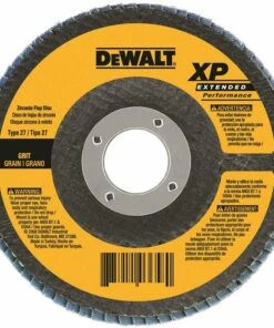 DeWALT DW8313 Type 29 Flap Disc 80-Grit Medium Grade Zirconium Oxide 5/8-11 Arbor 4-1/2 in Dia