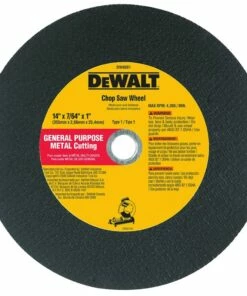 DeWALT DW8001 Cutting Wheel Coarse Aluminum Oxide 14 in Dia
