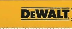 DeWALT DW4808-2 Reciprocating Saw Blade 14 TPI Bi-Metal Anti-Stick-Coated