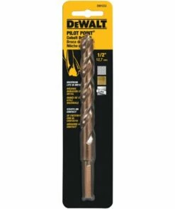 DEWALT DW1232 1/2-Inch Cobalt 3/8-Inch Reduced Shank Split Point Twist Drill Bit