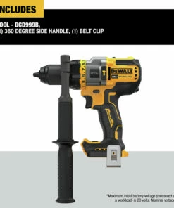 DeWalt DCD999B 20V MAX Brushless Lithium-Ion 1/2 in. Cordless Hammer Drill Driver with FLEXVOLT ADVANTAGE (Tool Only) -DeWalt Outlet Store dewndcd999b k