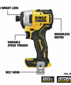 DeWalt DCK489D2 ATOMIC 20V MAX Brushless Lithium-Ion Cordless 4-Tool Combo Kit (2 Ah) -DeWalt Outlet Store dewndck489d2 k