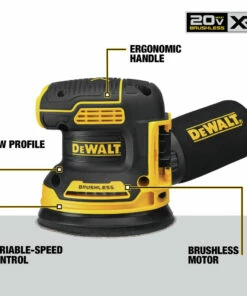DeWalt DCW210B 20V MAX XR 5 in. Cordless Random Orbital Sander (Tool Only) -DeWalt Outlet Store dewndcw210b d