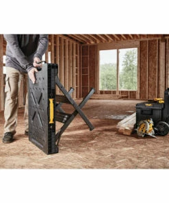 DeWalt DWST11556 23.63 in. x 33.15 in. x 23.63 in. Express Folding Workbench - Black -DeWalt Outlet Store dewndwst11556 e