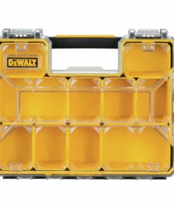 DeWalt DWST14825 14 in. x 17-1/2 in. x 4-1/2 in. Deep Pro Organizer with Metal Latch - Yellow/Clear/Black 6 DeWalt DWST14825 14 in. x 17-1/2 in. x 4-1/2 in. Deep Pro Organizer with Metal Latch - Yellow/Clear/Black -DeWalt Outlet Store dewndwst14825 b