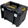 DeWalt DWST17806 13 in. x 17-1/4 in. x 11-7/8 in. TSTAK VI Deep Storage Box with Flat Top - Black