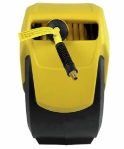 DeWalt DXCM024-0345 3/8 in. x 50 ft. Enclosed Air Hose Reel with Hybrid Hose -DeWalt Outlet Store dewndxcm024 0345 e