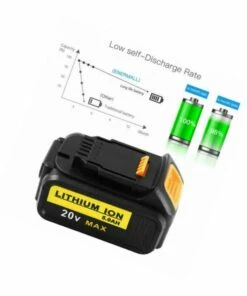 DeWalt 2Pack Dcb205-2 For Dewalt Dcb204-2 20 Volt Battery Lithium Max 5.0 Ah Dcb206 20V -DeWalt Outlet Store img e 77527758 3