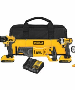 DeWalt 4 pc. 20V MAX Cordless Lithium-Ion Combination Tool Kit