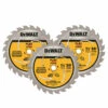 DeWalt DWAFV37243 7-1/4 in. Circular Saw Blade 3-Pack