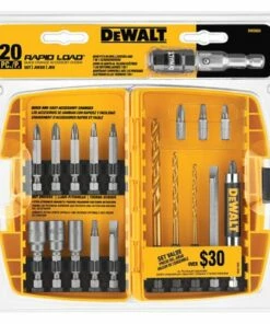 DeWalt DW2503 20 Pc Rapid Load Tin Set