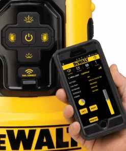 DeWalt 20 V MAX* Corded/Cordless Bluetooth LED Large Area Light with Built-In Battery Charger -DeWalt Outlet Store prod 19334155712