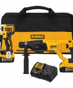 DeWalt DCK233P2 20V MAX XR Rotary Hammer and Impact Driver Combo Kit