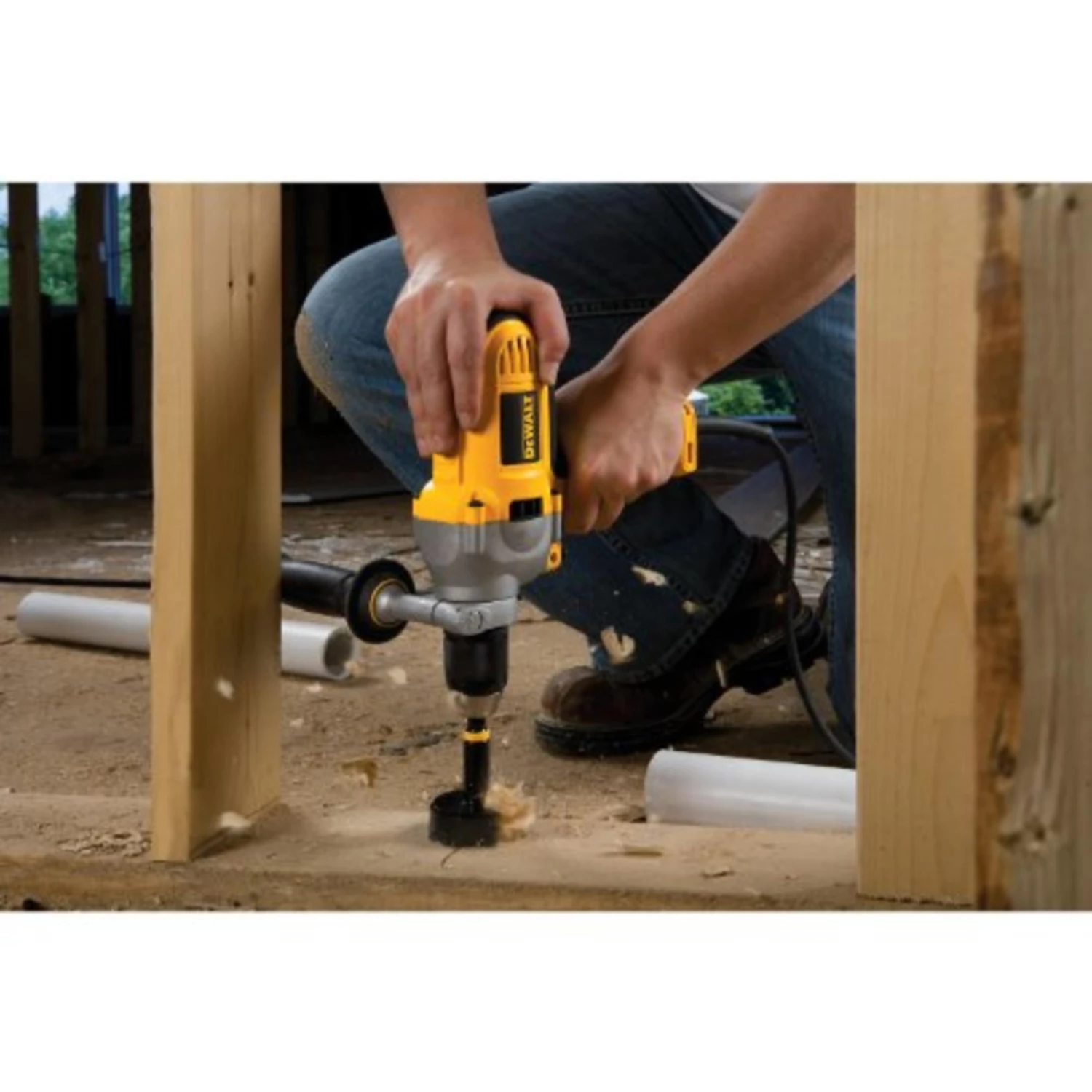 DeWalt DWD215G 1/2" VSR Mid-Handle Grip Drill 5 DeWalt DWD215G 1/2" VSR Mid-Handle Grip Drill - Image 5