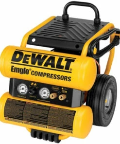 DeWalt 4gal Dolly-Style Electric Air Compressor with Panel