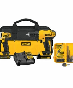 DeWalt DCK241C2 20V 1/2" Drill and Impact Driver Combo Kit with Accessory Kit