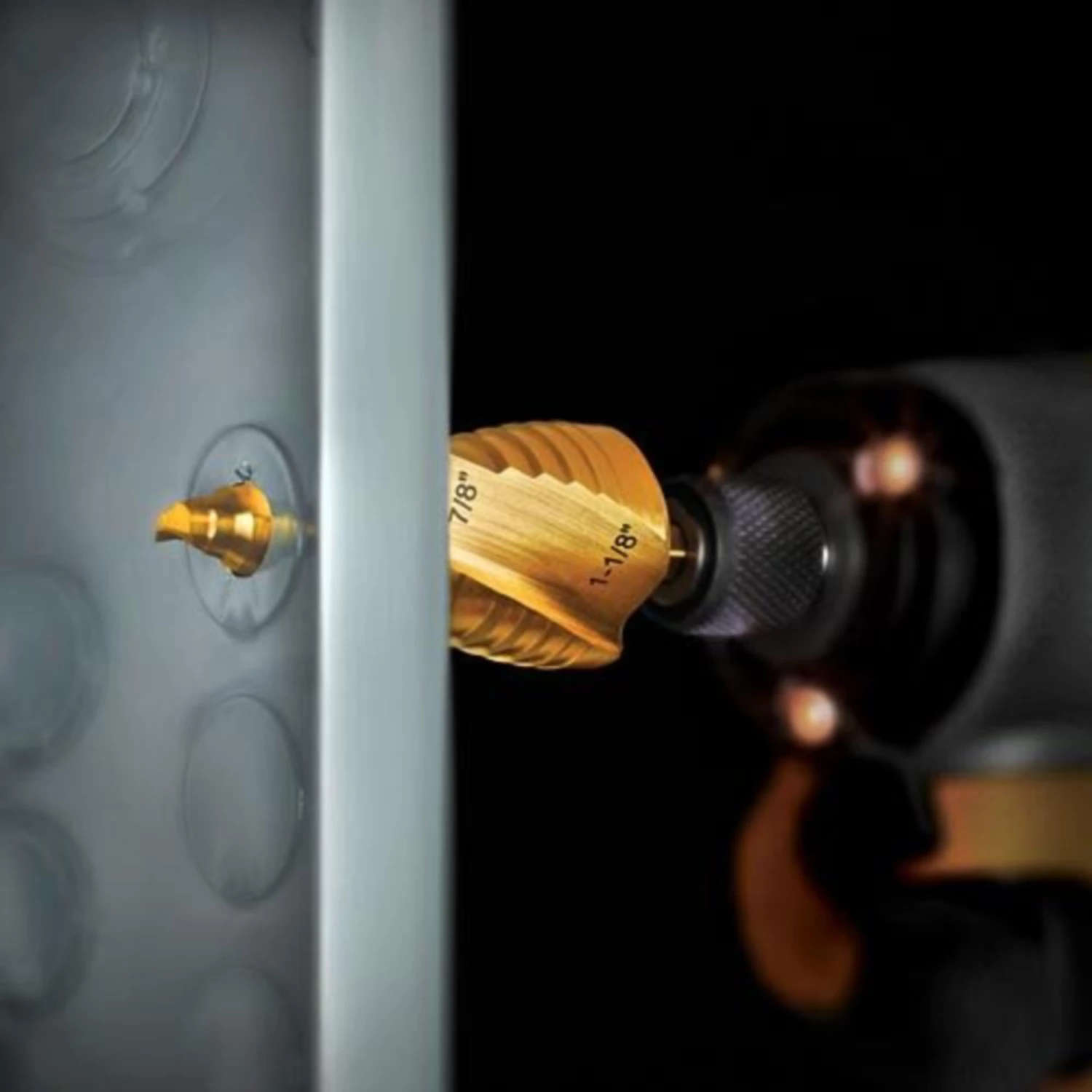 DeWalt DWA1789IR 7/8"-1-1/8" Impact Ready Step Drill Bit 1 DeWalt DWA1789IR 7/8"-1-1/8" Impact Ready Step Drill Bit