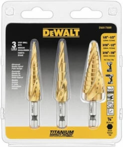 DeWalt 3pc. Impact Ready Step Drill Bit Set