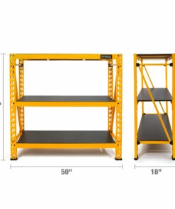 DeWalt DXST4500 4-Foot Tall, 3 Shelf Industrial Storage Rack -DeWalt Outlet Store prod 20661125112
