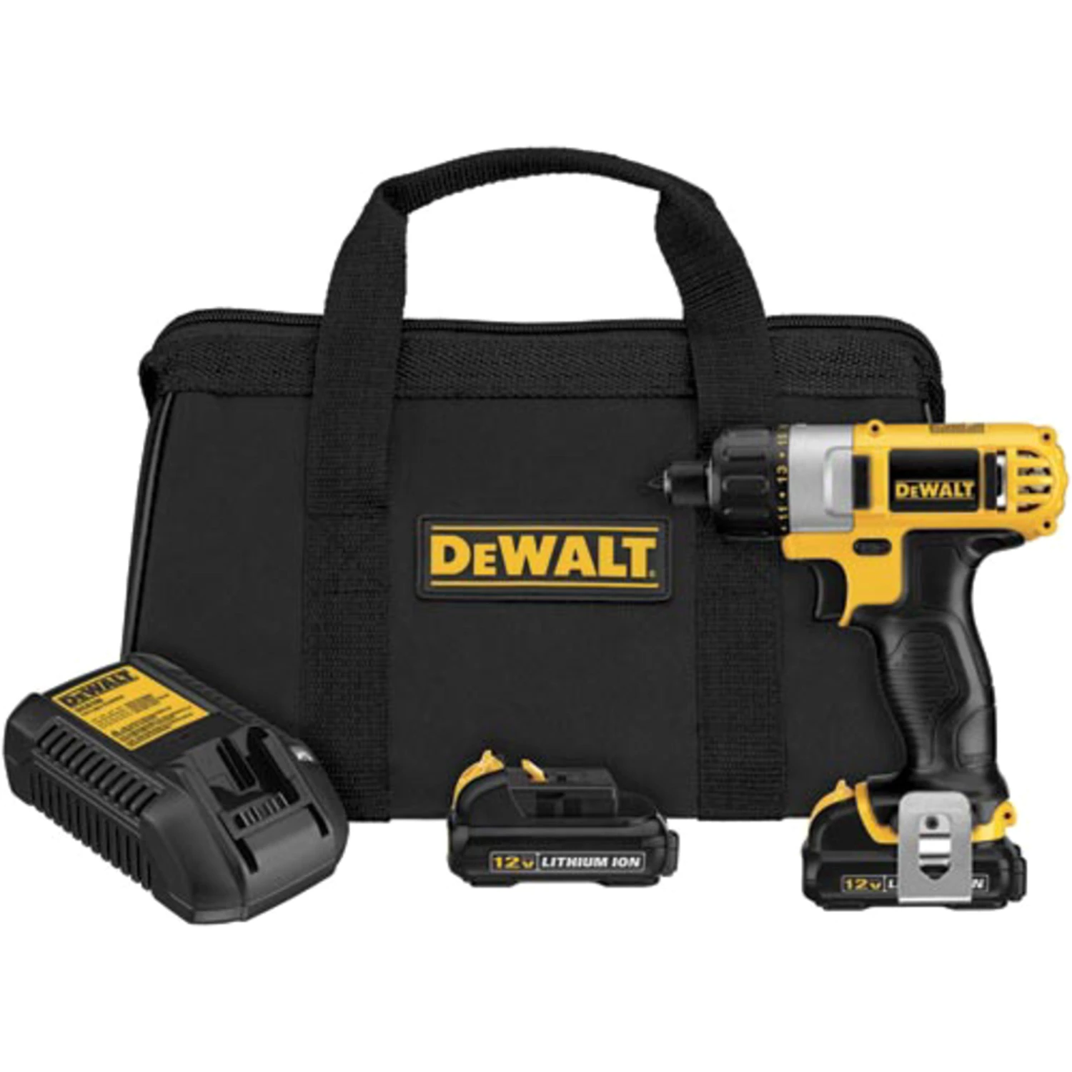 DeWalt D12V MAX Cordless Screwdriver Kit 2 DeWalt D12V MAX Cordless Screwdriver Kit - Image 2
