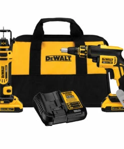 DeWalt DCK263D2 20V MAX XR Li-Ion Cordless Drywall Screwgun and Cut-out Tool Kit