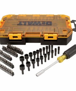 DeWalt DWMT73808 Tough Box Multi-Bit & Nut Driver Set (70 Piece), 1/4"