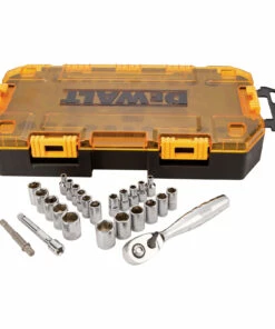 DeWalt DWMT73805 Tough Box Tool Kit 1/4'' Drive Socket Set, 25 Piece