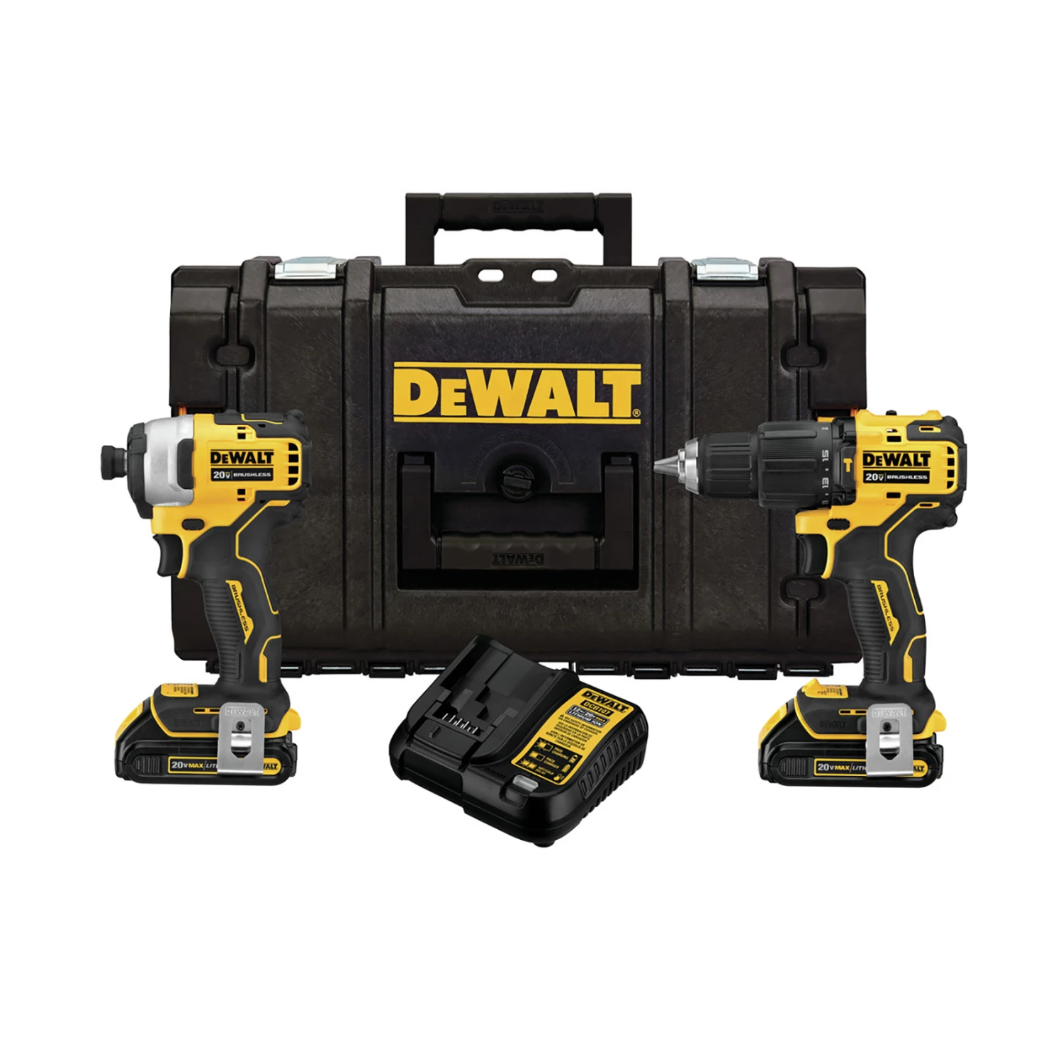 DeWalt 20V MAX Hammer Drill Driver and Impact Driver Combo Kit 1 DeWalt 20V MAX Hammer Drill Driver and Impact Driver Combo Kit