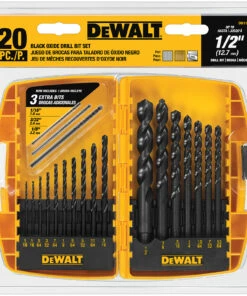DeWalt DW1177 20-Piece Black-Oxide Metal Drill Bit Set