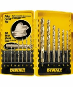 DeWalt 14 pc. Drill Bit Set, Pilot Point