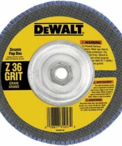 DeWalt 7 in. x 5/8 in. - 11 36 Grit Zirconia Flap Disc