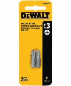 DeWalt 2 pc. 1 in. #3 Phillips Bit Tips