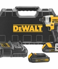 DeWalt 20V MAX* Lithium Ion 1/4" Impact Driver Kit (1.5Ah)