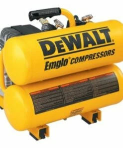 DeWalt 4 gal. 2HP Hand Carry Twin Tanks Air Compressor