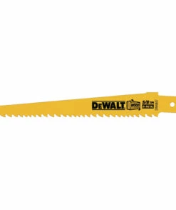 DeWalt 6 in. 5/8TPI Taper Back Bi-Metal Reciprocating Saw Blade, 5 pk.