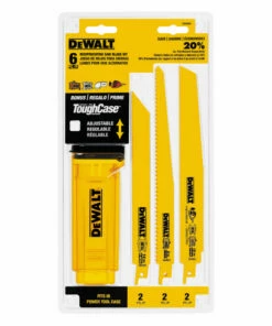 DeWalt 6 pc. Bi-Metal Reciprocating Saw Blade Set with Case