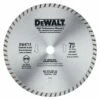 DeWalt 7 in. Continuous Rim Dry Cutting Diamond Saw Blade