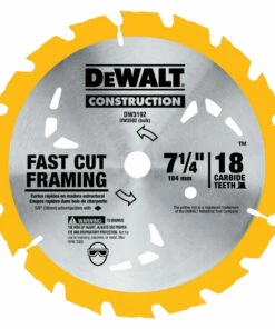 DeWalt 7-1/4 in. 18T Carbide Thin Kerf Circular Saw Blade