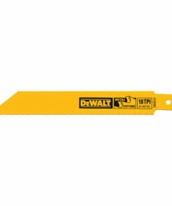 DeWalt 4 in. 24TPI Straight Back Bi-Metal Reciprocating Saw Blade, 5 pk.