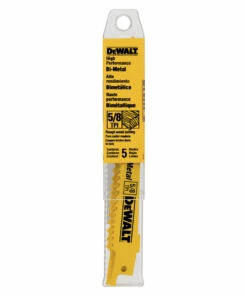 DeWalt 12 in. 5/8TPI Taper Back Bi-Metal Reciprocating Saw Blade, 5 pk.