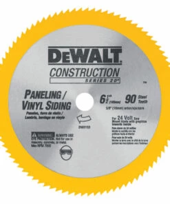 DeWalt 6-1/2 in. 90T Steel Saw Blade (Vinyl/Paneling)