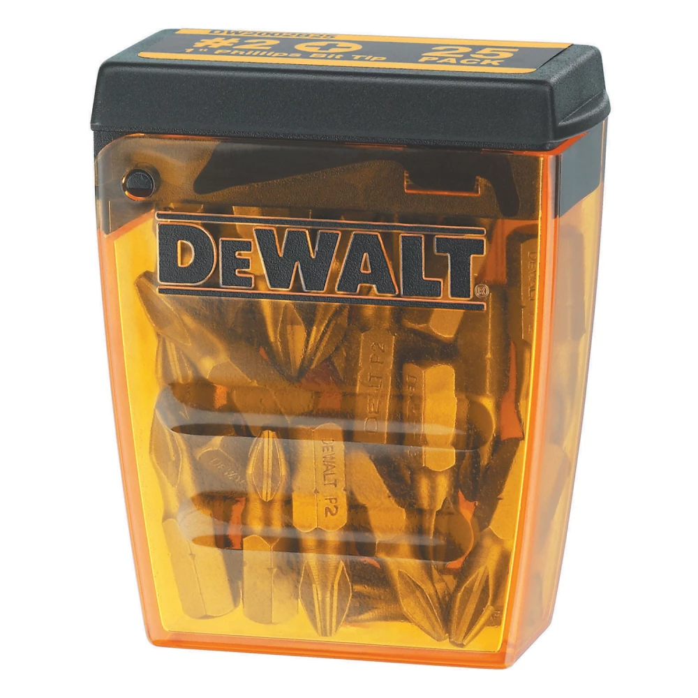DeWalt 1 in. Insert Bit Tips, #2 Phillips 1 DeWalt 1 in. Insert Bit Tips, #2 Phillips