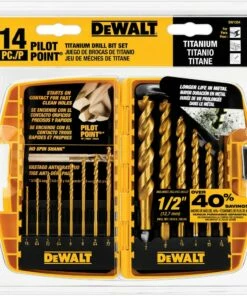 DeWalt 14 pc Titanium Drill Bit Set