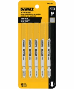 DeWalt 3 in. 14TPI T-Shank Metal Cut Jig Saw Blade, 5 pk.